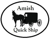 Amish Quick Ship 5 ft. POLY Patriotic (shown with optional Base)