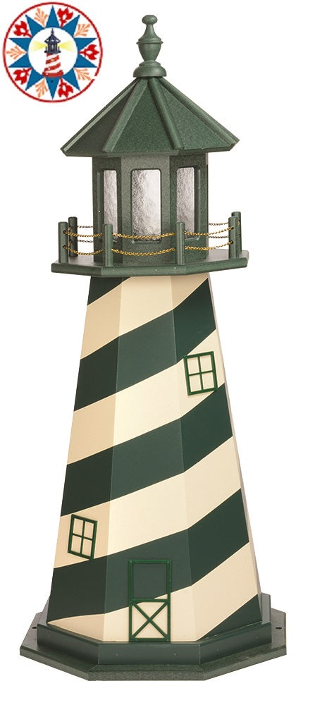 4 Ft Wood, Poly or Hybrid Lighthouses