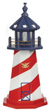Amish Crafted 3 ft. Patriotic Cape Hatteras (Quick Ship on Poly Lighthouse Only)
