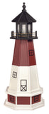 Amish Quick Ship 4 ft.  POLY Barnegat, New Jersey (shown with optional base) LIGHTHOUSE ON SALE