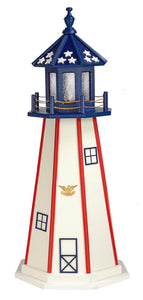 Amish Crafted 4 ft. Patriotic Standard (Quick Ship on Poly Lighthouse Only)