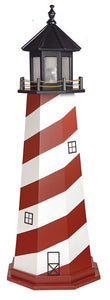 Amish Crafted 6 ft. Cape Hatteras, North Carolina-Cherrywood, White, Black