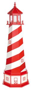 Amish Crafted 6 ft. White Shoal, Michigan (shown with optional base)