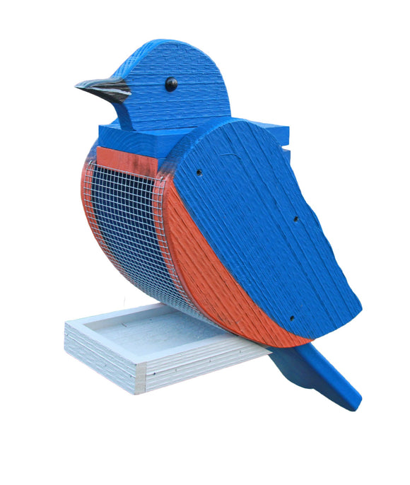 Amish Hand Crafted Bird Feeder-Bluebird