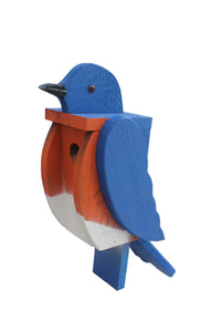 Amish Hand Crafted Bird House-Bluebird