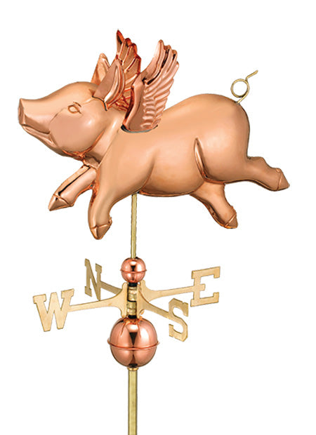 Hampton Series Weathervanes - Flying Pig