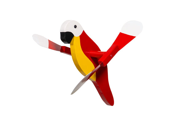 Red Parrot Whirly Bird