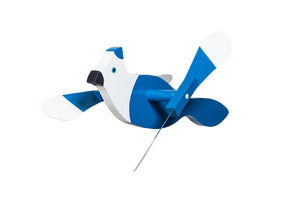 Amish Hand Crafted Whirly Bird-Blue Jay