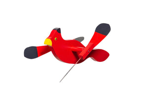 Amish Hand Crafted Whirly Bird-Cardinal