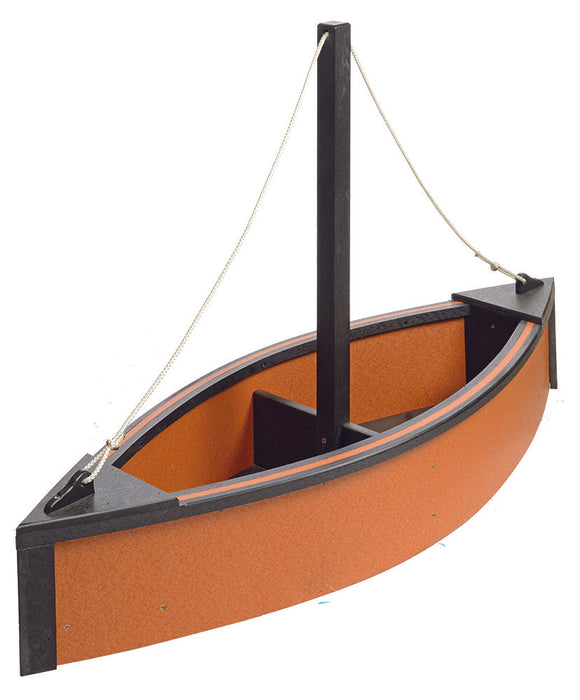 Sailboat Planter - Cedar & Black