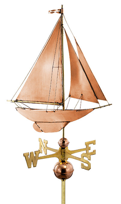 North Fork/Hampton Series Weathervanes - Racing Sloop