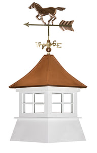 Amish Crafted Shed Series Cupola - Sedona (shown with optional weathervane)