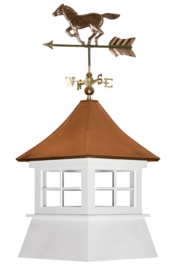 Amish Crafted Shed Series Cupola - Sedona (shown with optional weathervane)