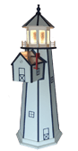 Lighthouse with Built-in Mailbox - Poly